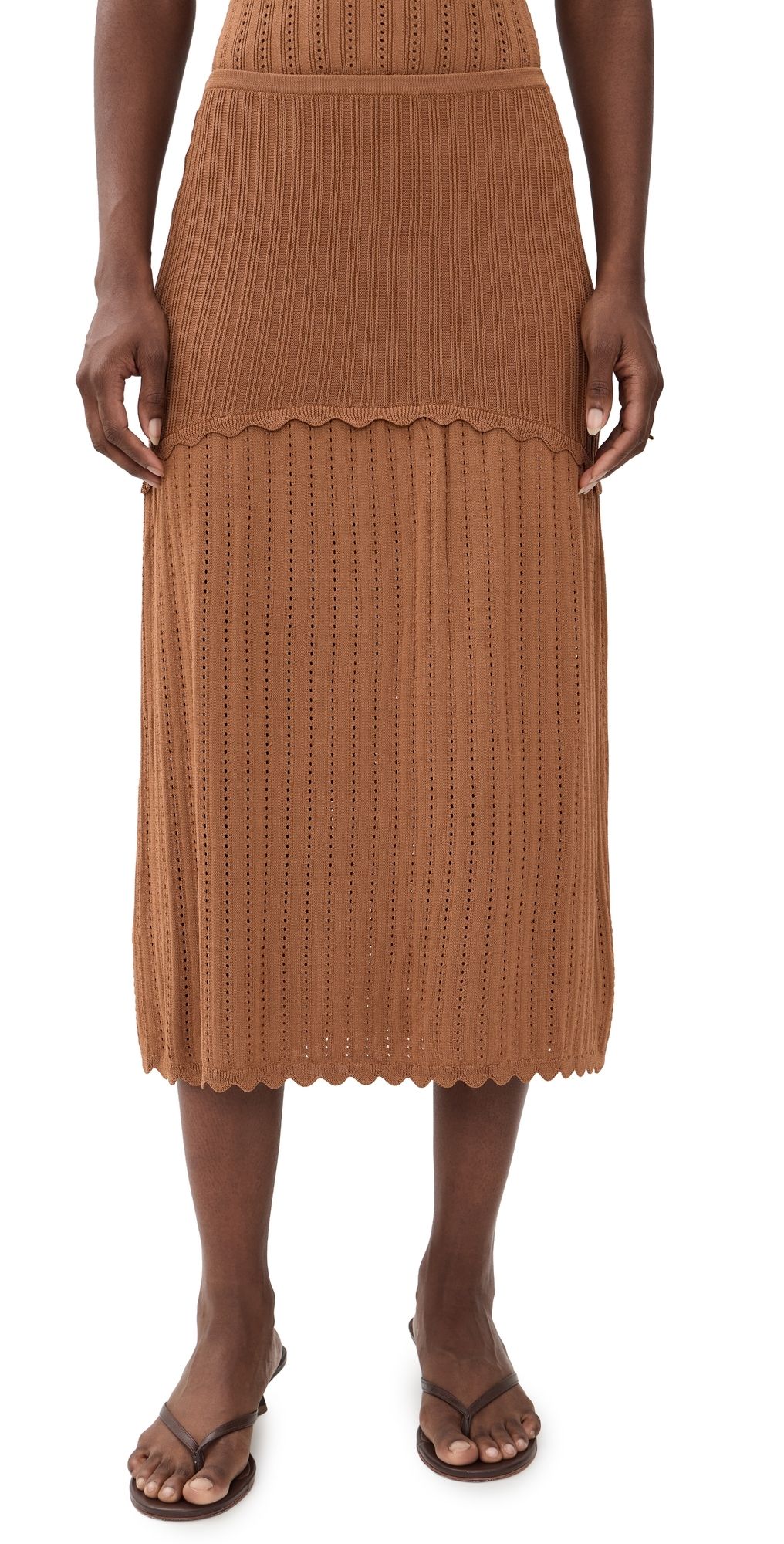 Solid & Striped The Amara Skirt Camel XS