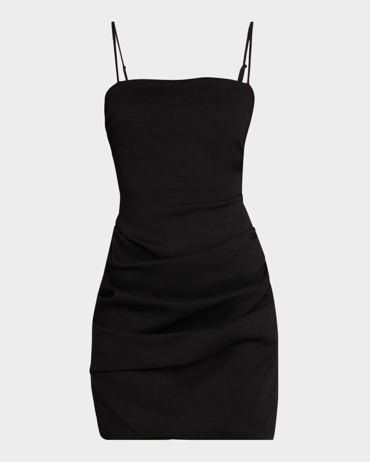 Mya Sleeveless Draped Mini Dress