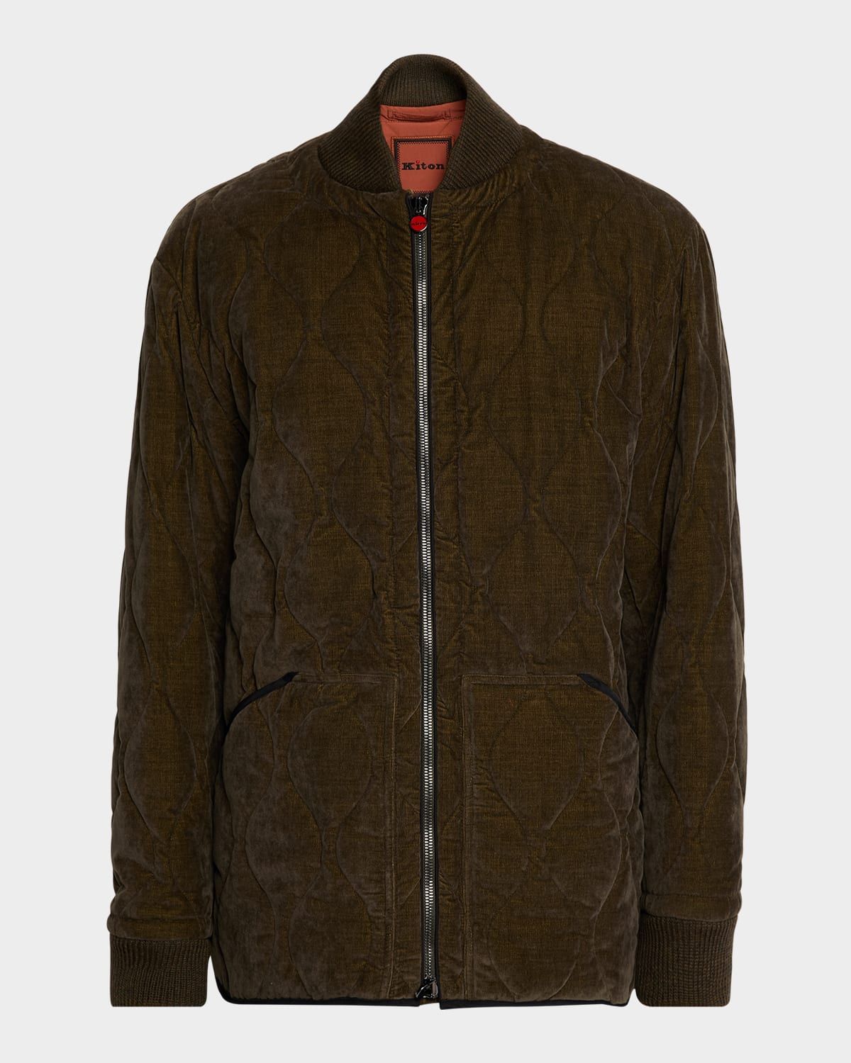 Men & apos;s Quilted Bomber Jacket