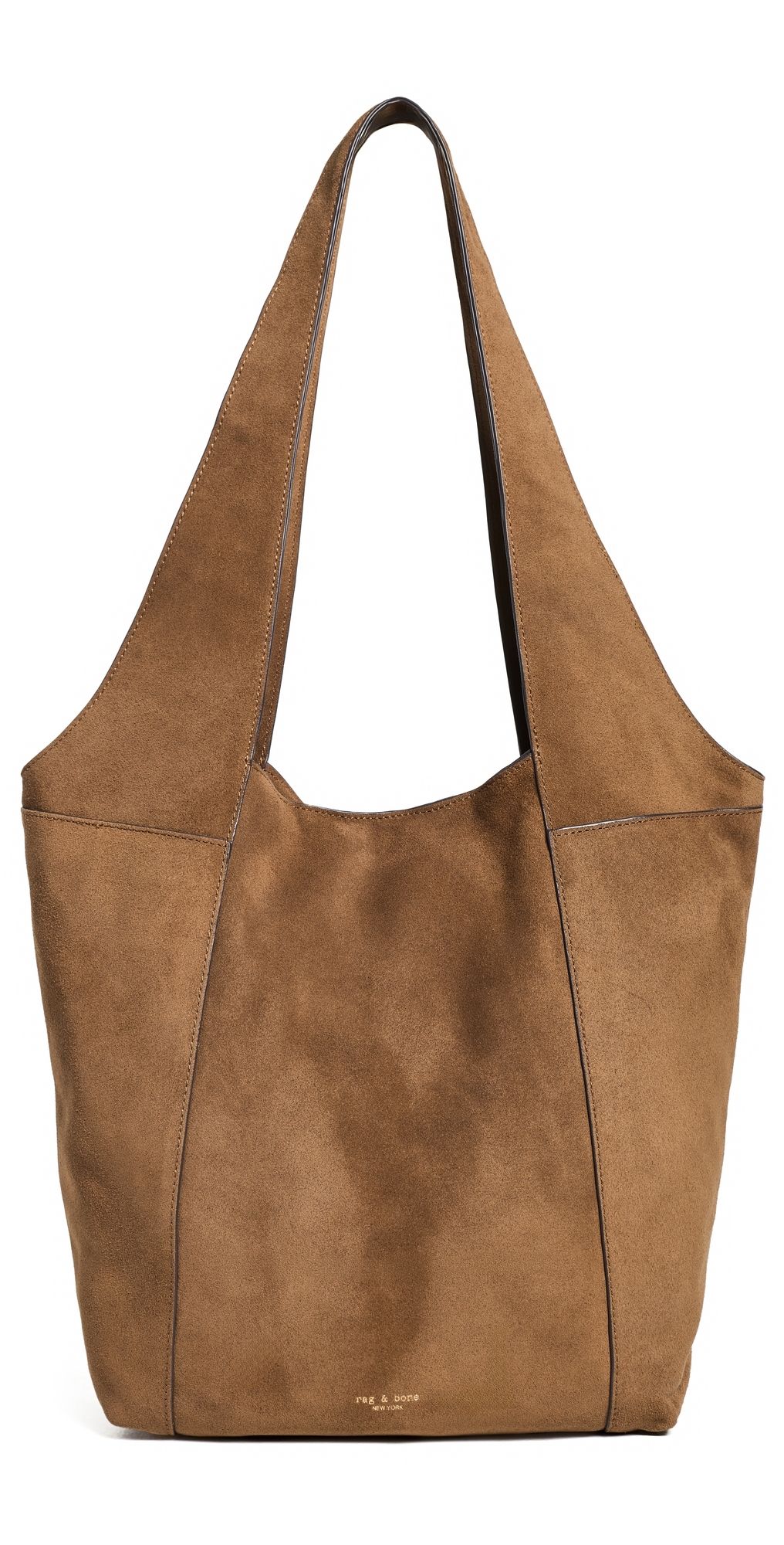 rag & bone Brayton Large Shopper Tote Bag Golden Brown One Size