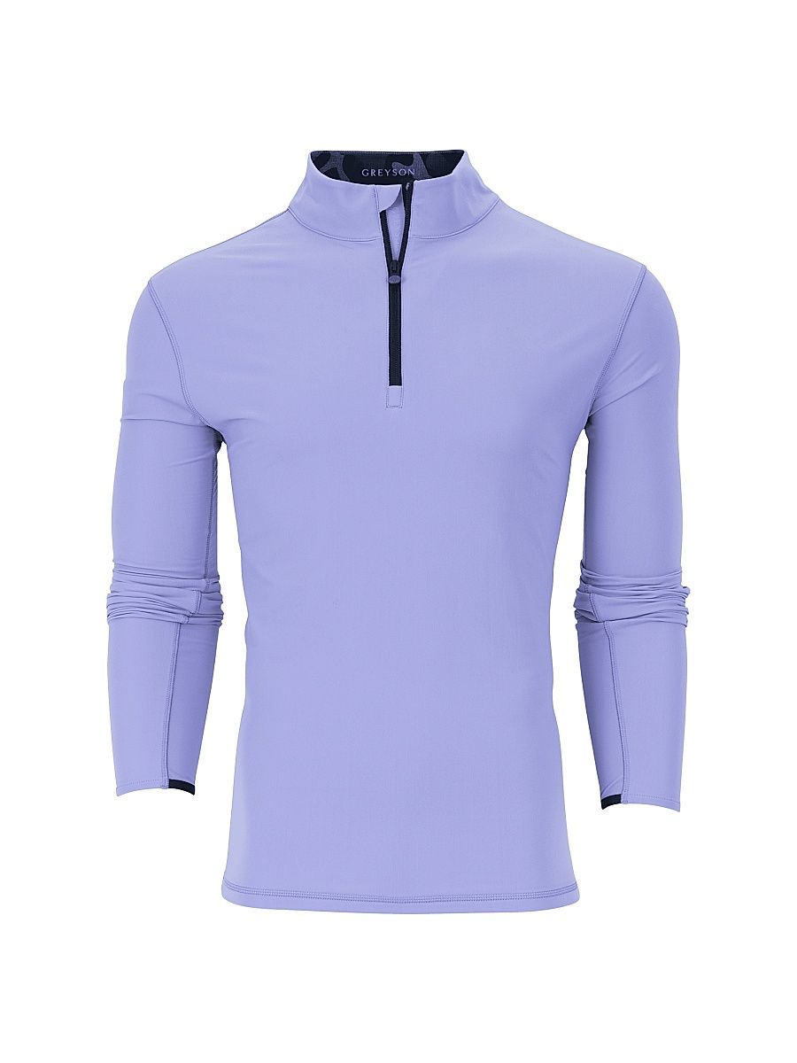 Men's Tate Stretch-Nylon Quarter-Zip Sweatshirt - Toadflax - Size XXL