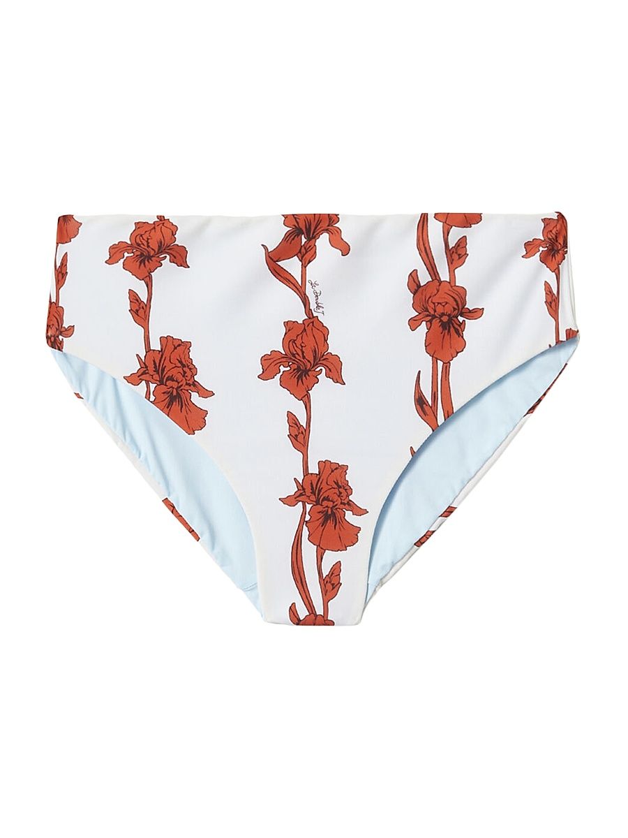 Women's Boy Brief - Mini Iris Dark Orange - Size XL