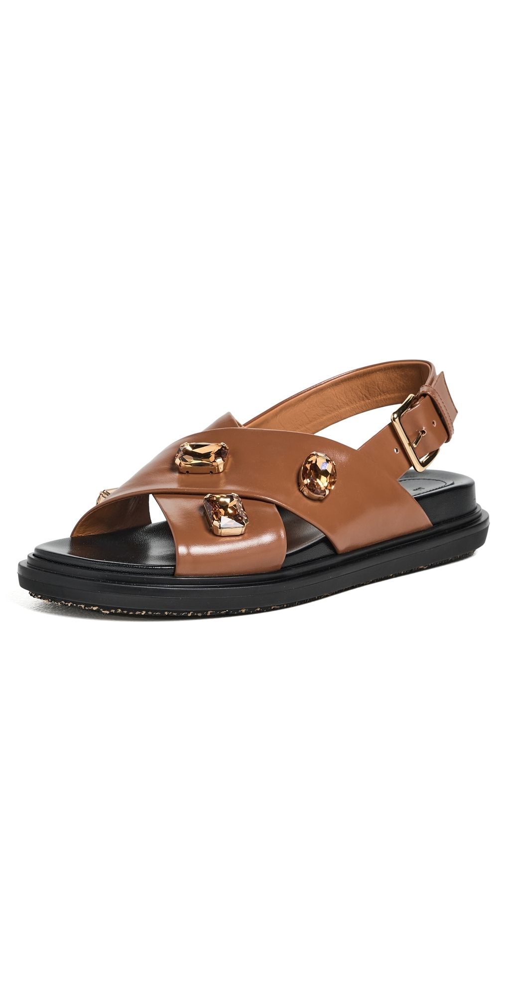 Marni Fussbett Sandals Leather 36
