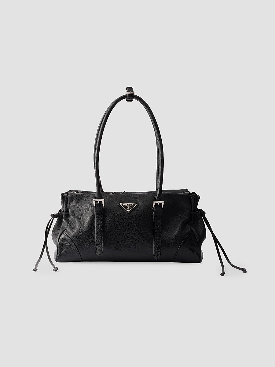 Women's Bonnie Medium Antiqued Leather Top Handle Bag - Black