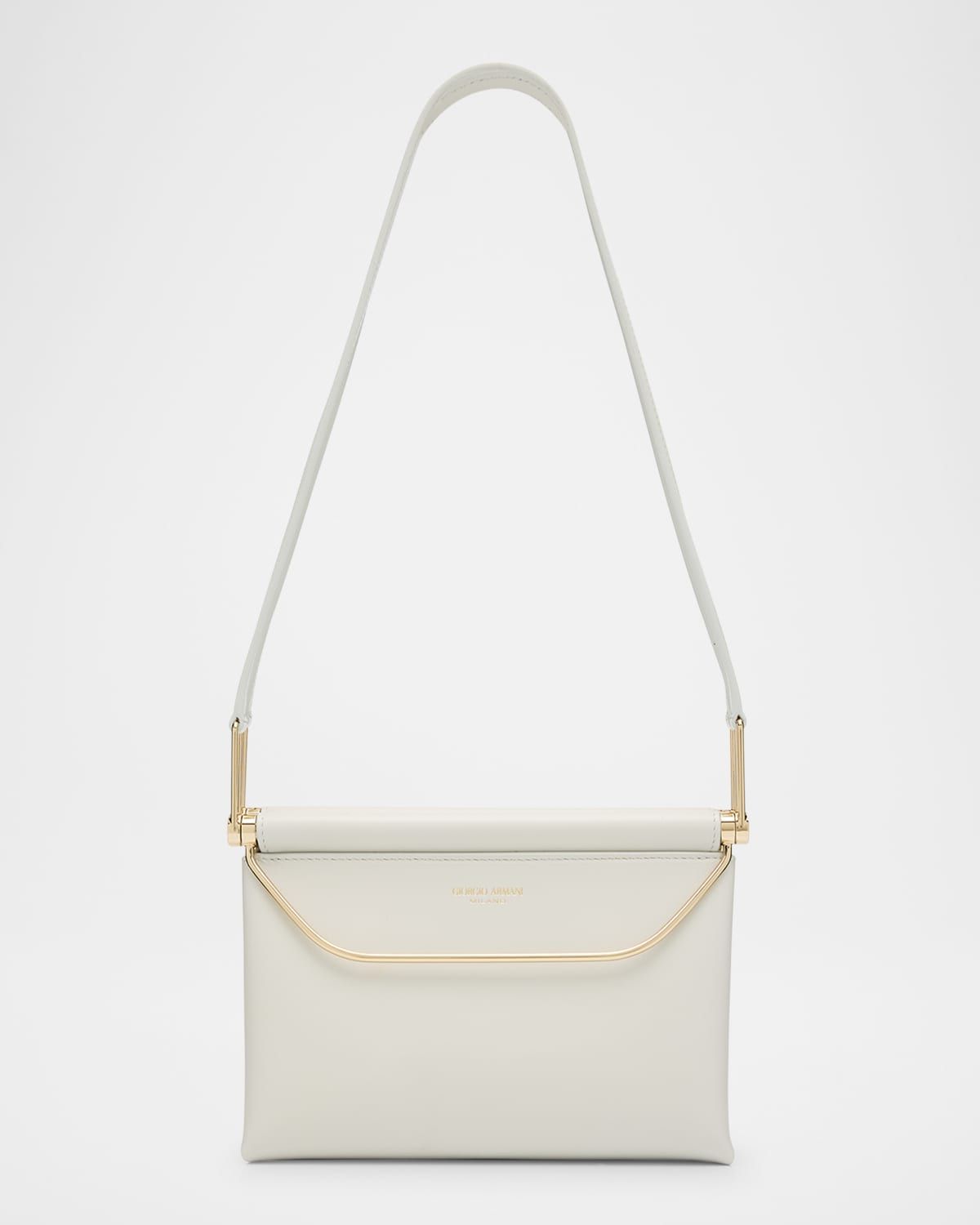 Avenue Small Polished Leather Shoulder Bag