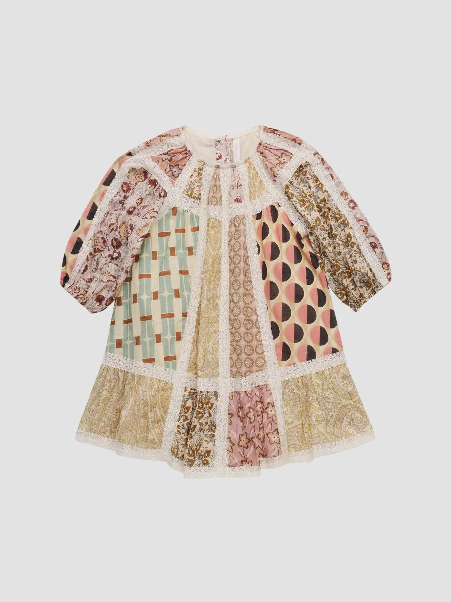 Zimmermann Girl's Baby Girl's, Little Girl's & Girl's Fairlight Cotton Patchwork Dress - Spliced - Size 12