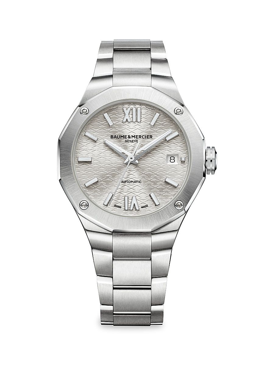 Baume & Mercier Women's Riviera 10615 Stainless Steel Bracelet Watch - Silver