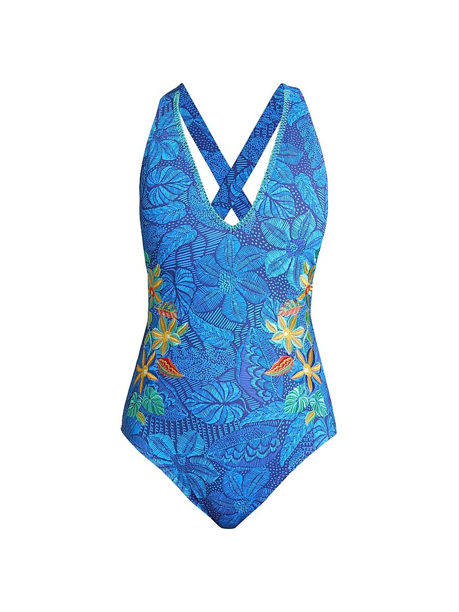 Women's Maris Floral One-Piece Swimsuit - Maris - Size XL