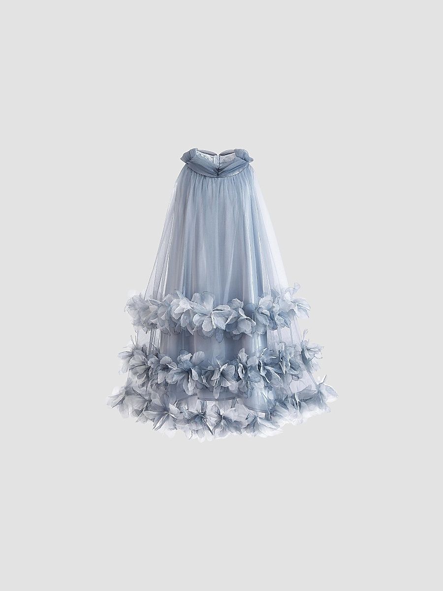 Tulleen Girl's Little Girl's & Girl's Elaris Dress - Blue - Size 5