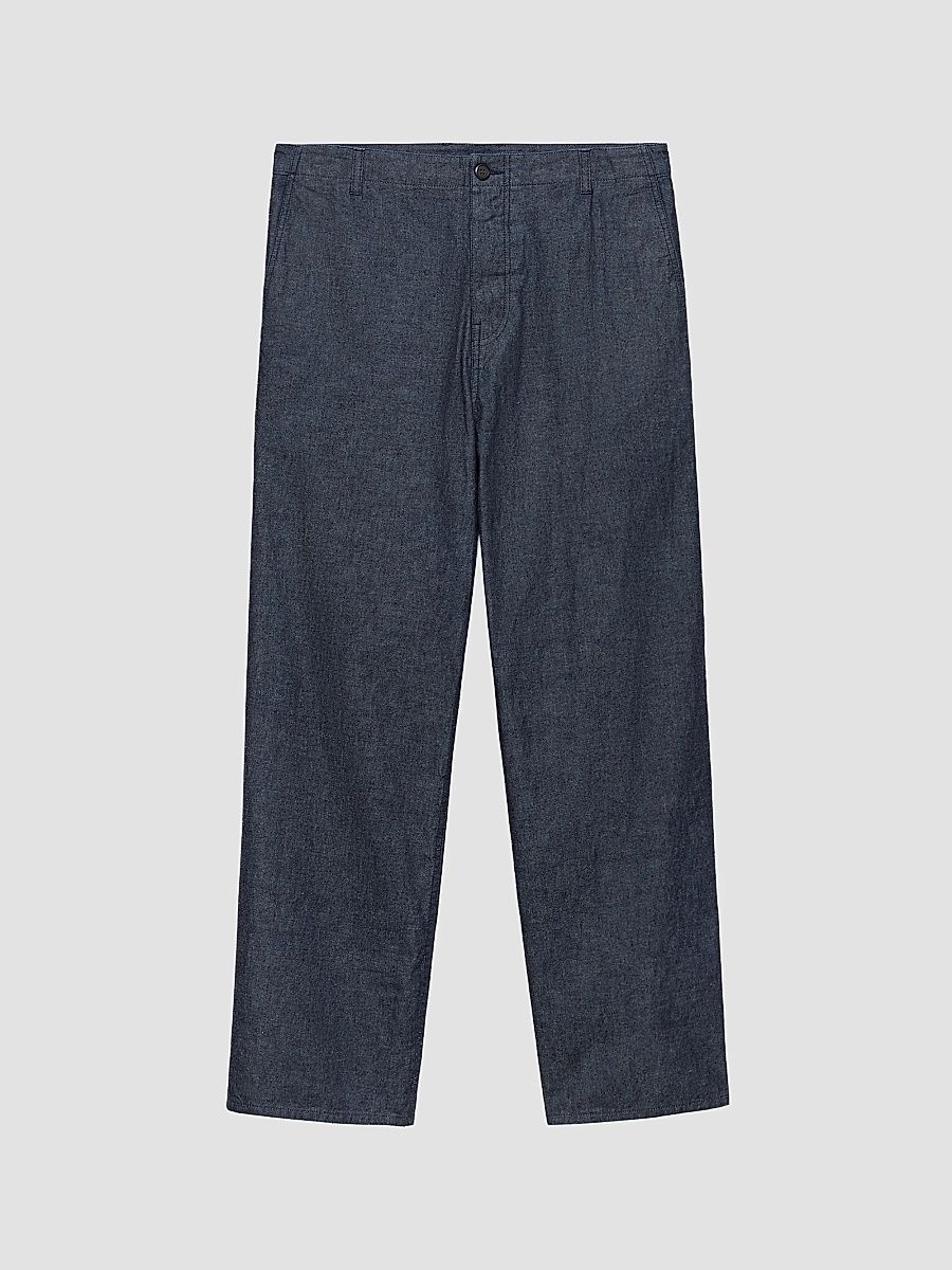 Prada Men's Chambray Pants - Blue - Size 40