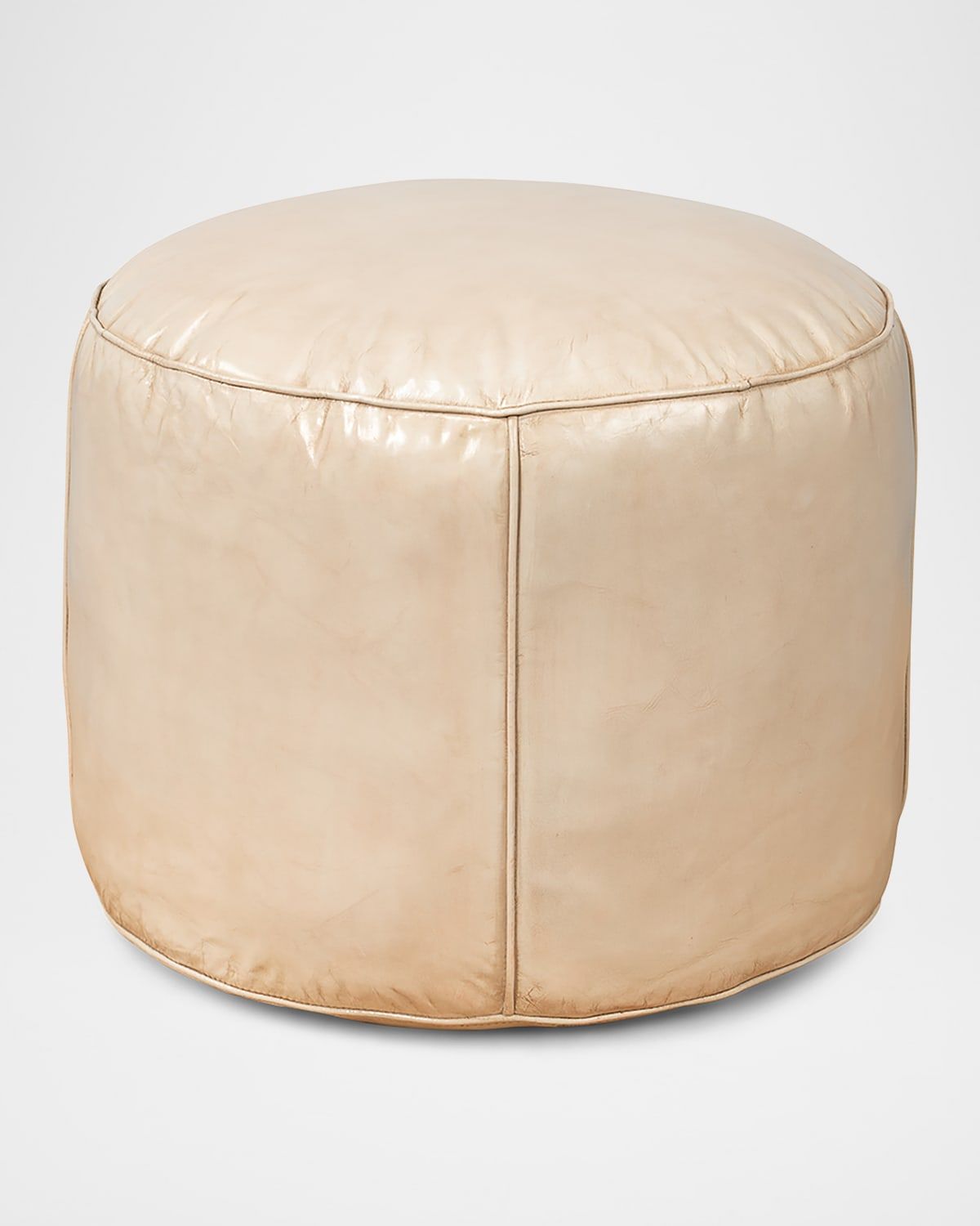 Soccer Ball Leather Stool