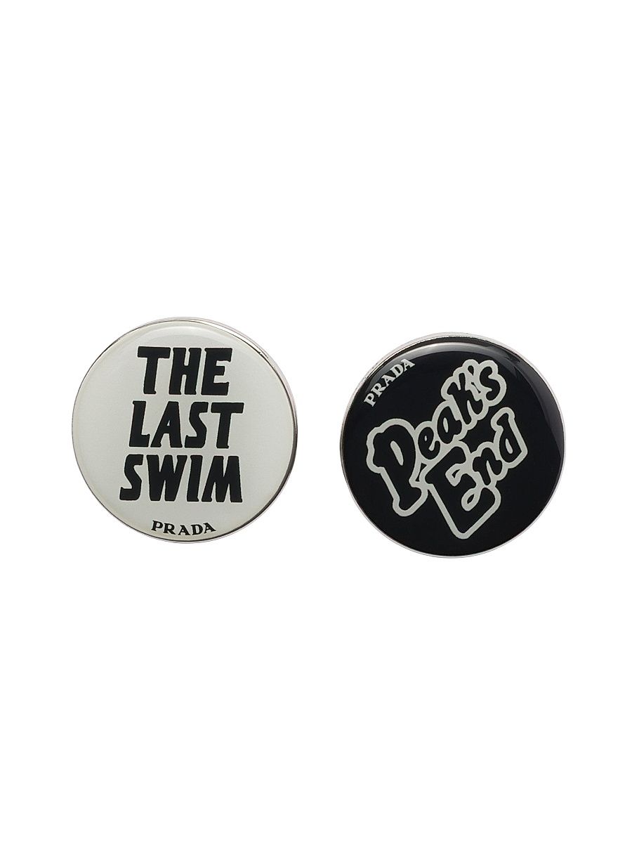 Men's Metal Pins - White