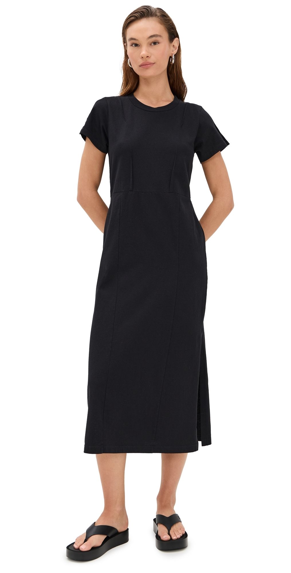 MM6 Maison Margiela Midi Dress Black XS