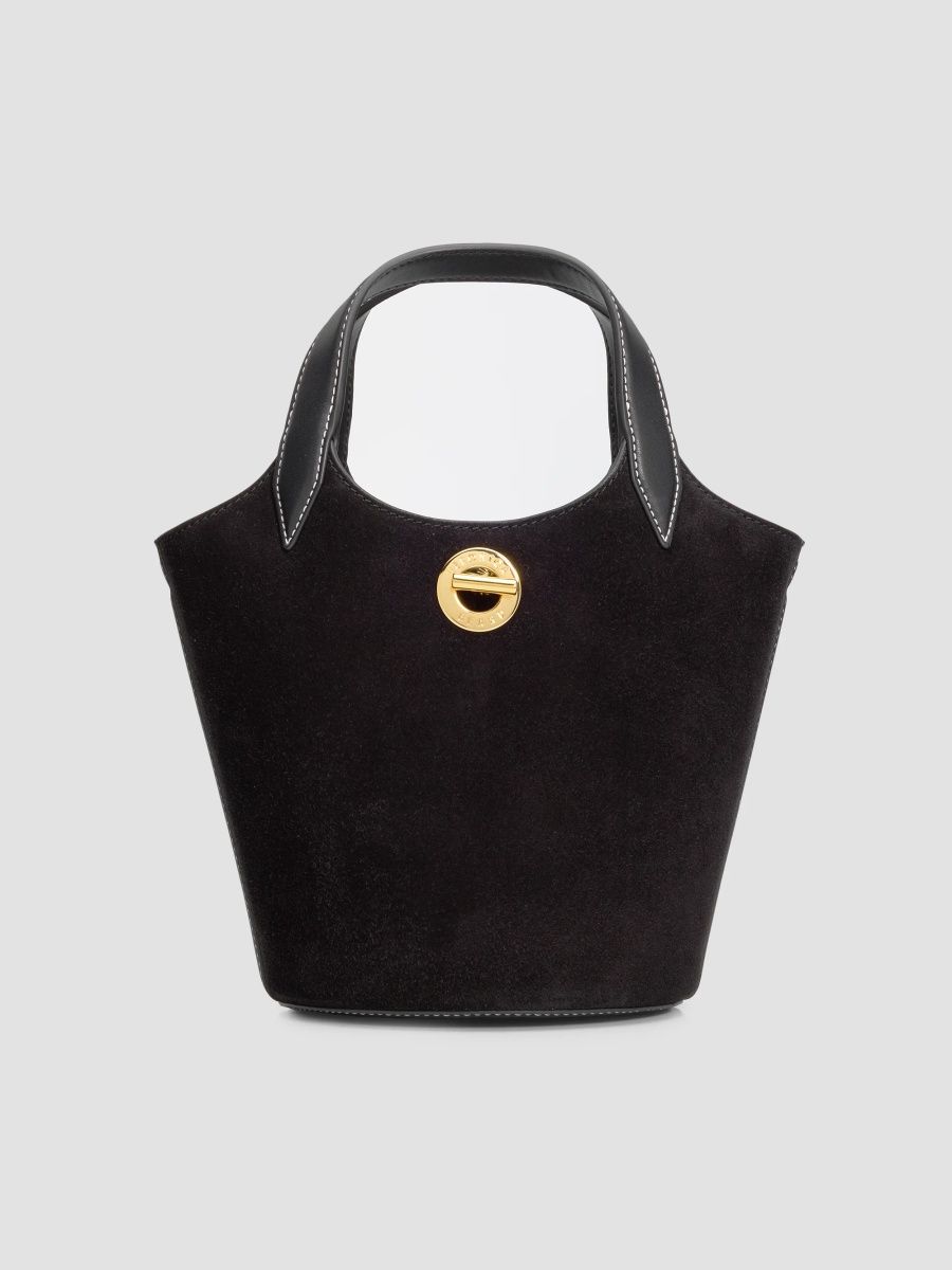 Veronica Beard Women's Anchor Suede Bag - Black