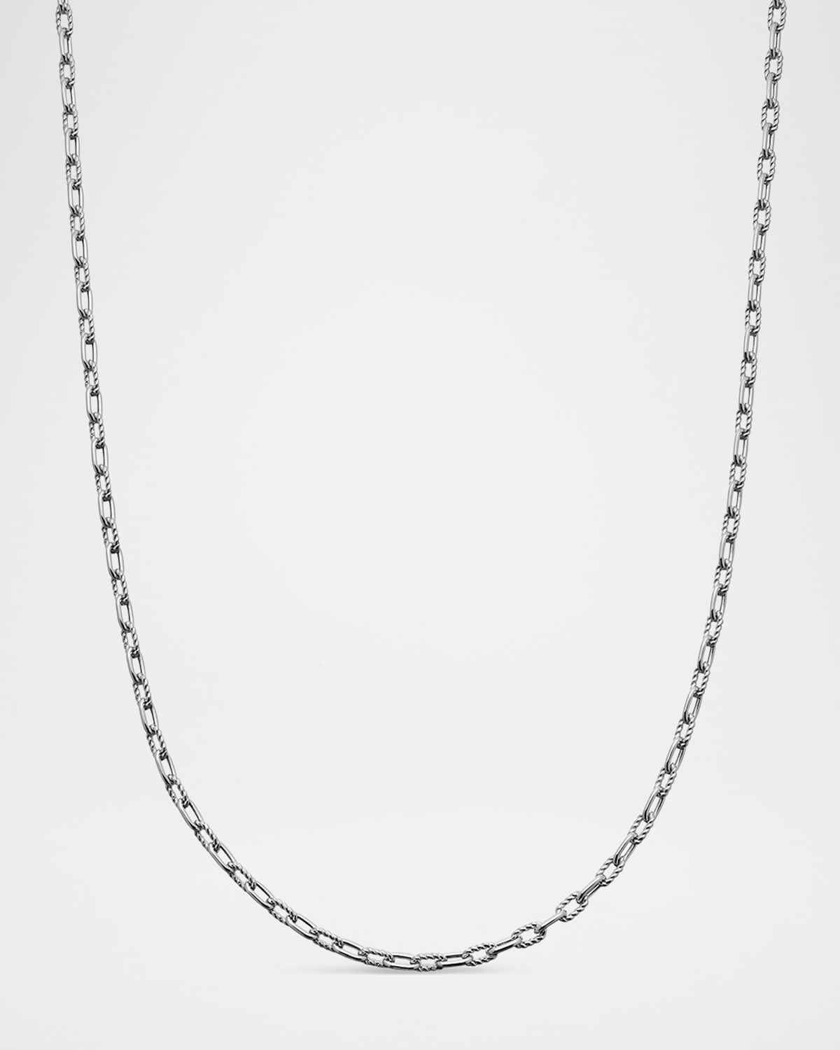 3mm Men & apos;s DY Madison Chain Necklace in Silver