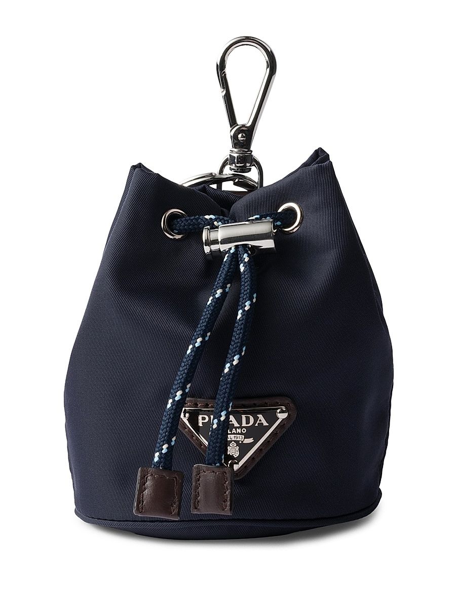 Men's Mini Icon Re-Nylon Keychain Charm - Blue