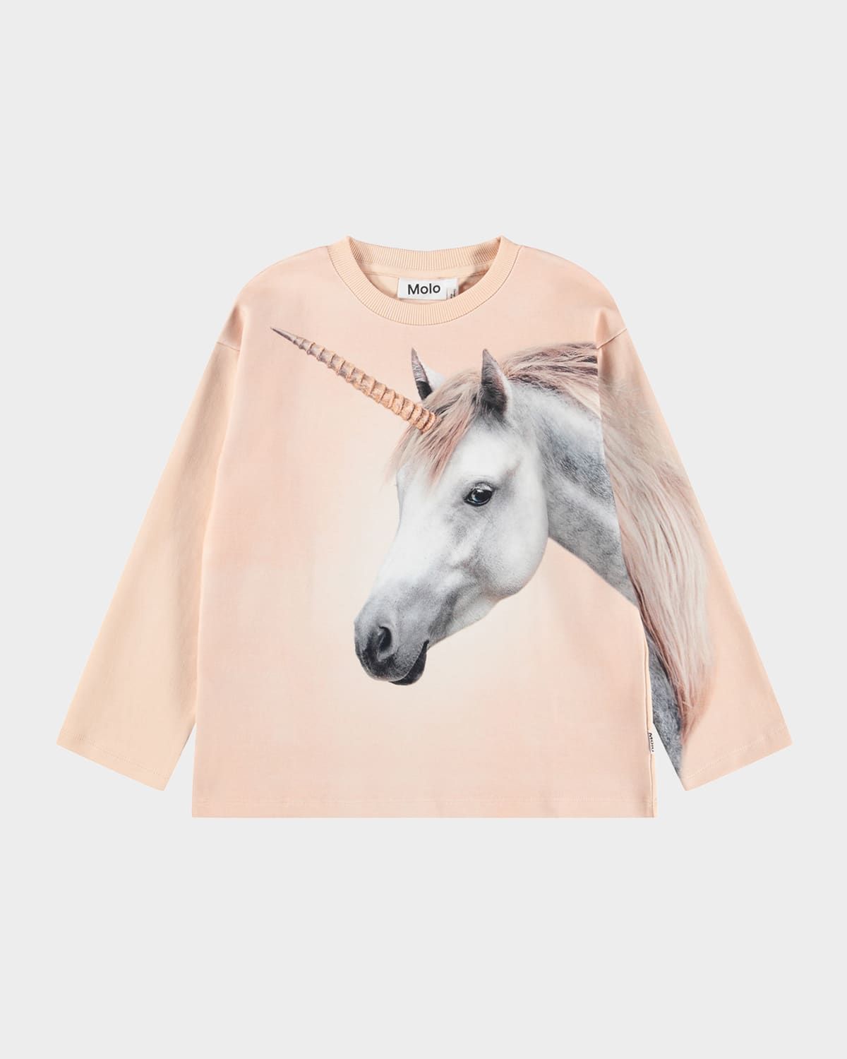 Girl & apos;s Mountoo Unicorn-Print Cotton Sweatshirt, Size 3-6