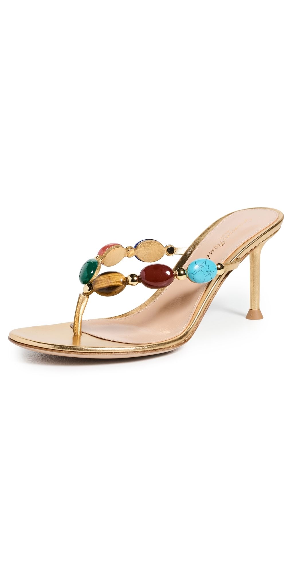 Gianvito Rossi Shanti Thong Sandals Mekong 37