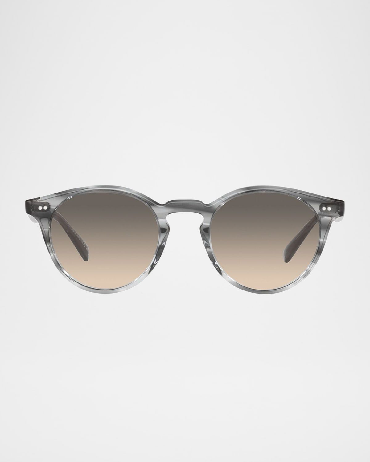 Men & apos;s The Romare Sun Keyhole-Bridge Round Sunglasses