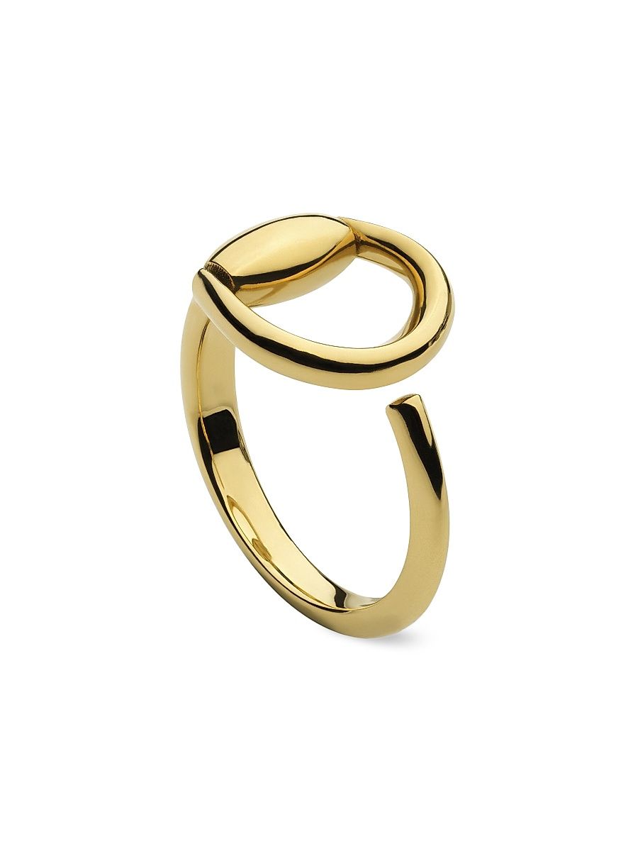 Women's Horsebit 18K Yellow Gold Ring - Yellow Gold - Size 7.25