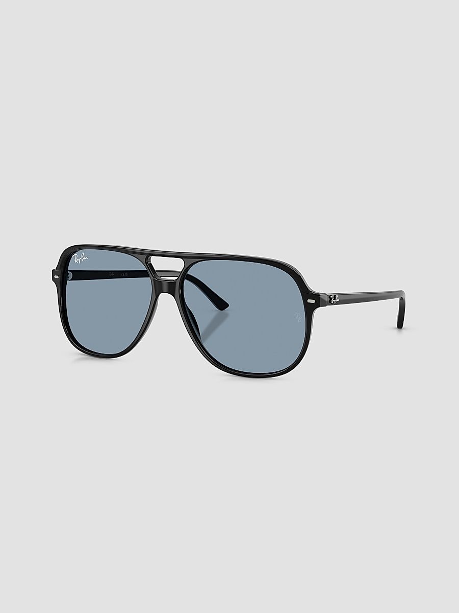 Men's RB2198 Bill 60MM Square Sunglasses - Black