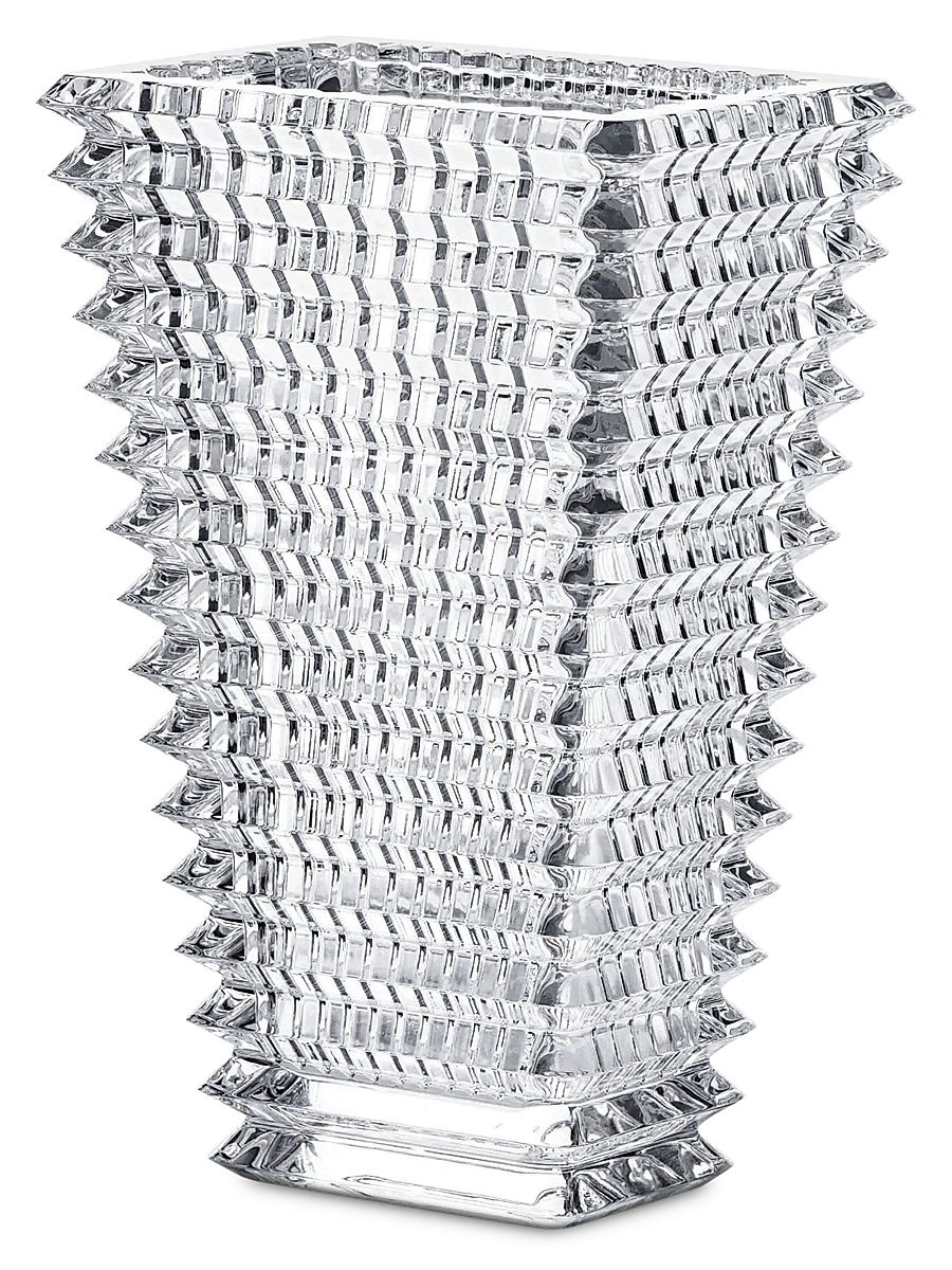 Eye Large Crystal Rectangular Vase