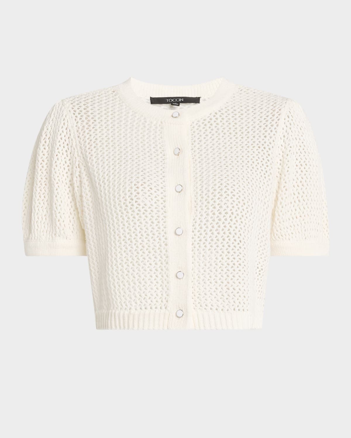 Samantha Crochet Cropped Cardigan