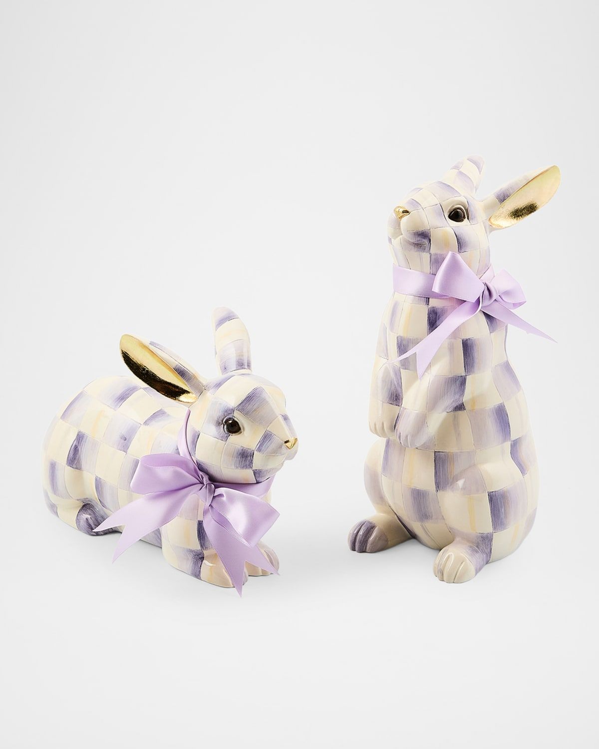 Violet Check Resting Bunny