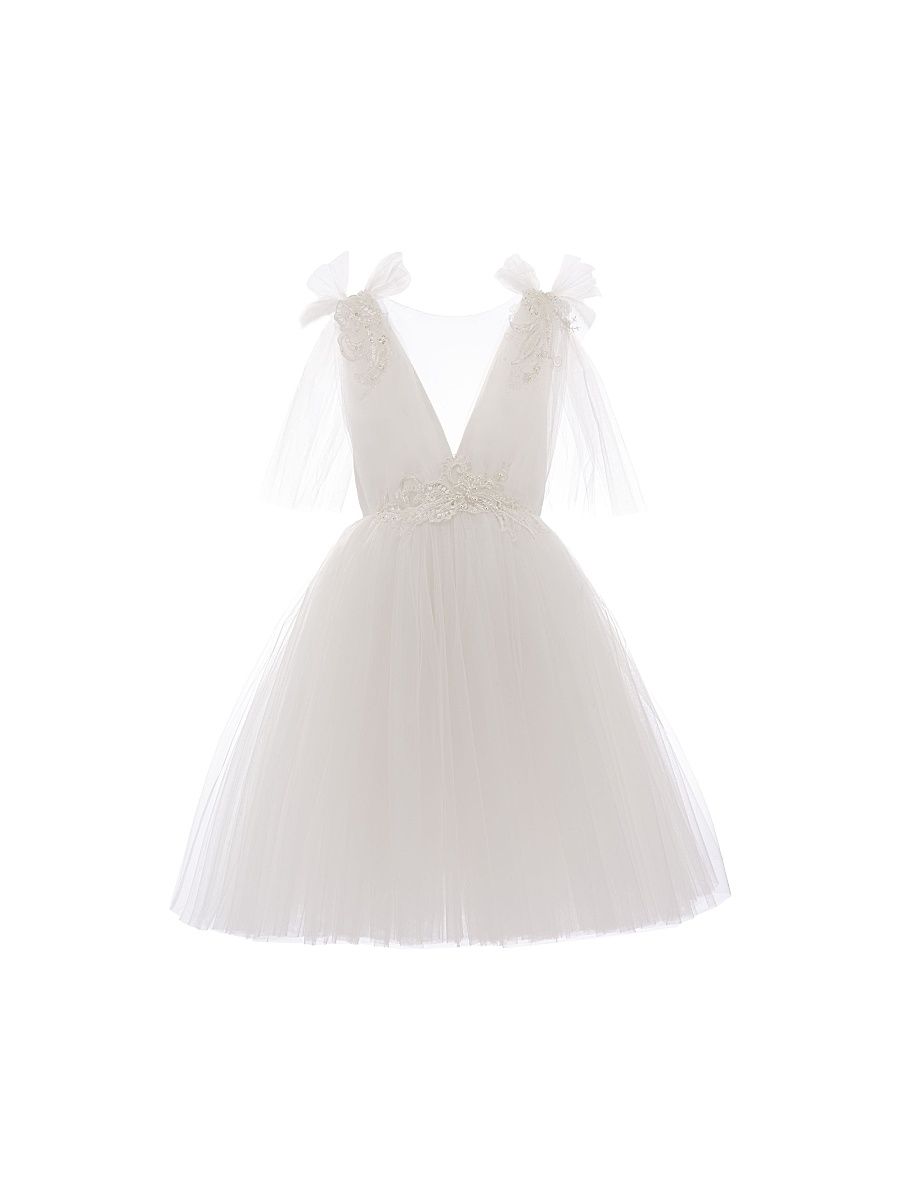 Little Girl's & Girl's Aspen Dress - White - Size 12