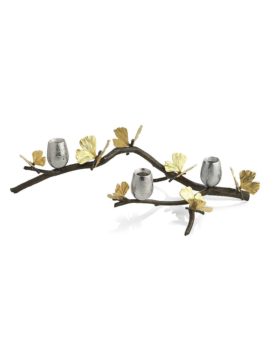 Butterfly & Candle-Holder Centerpiece