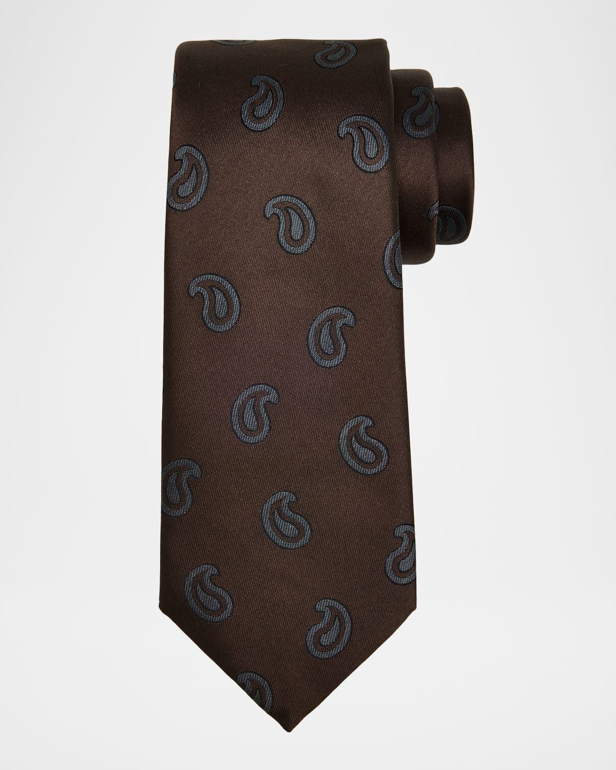 Men & apos;s Jumbo Paisley Silk Tie
