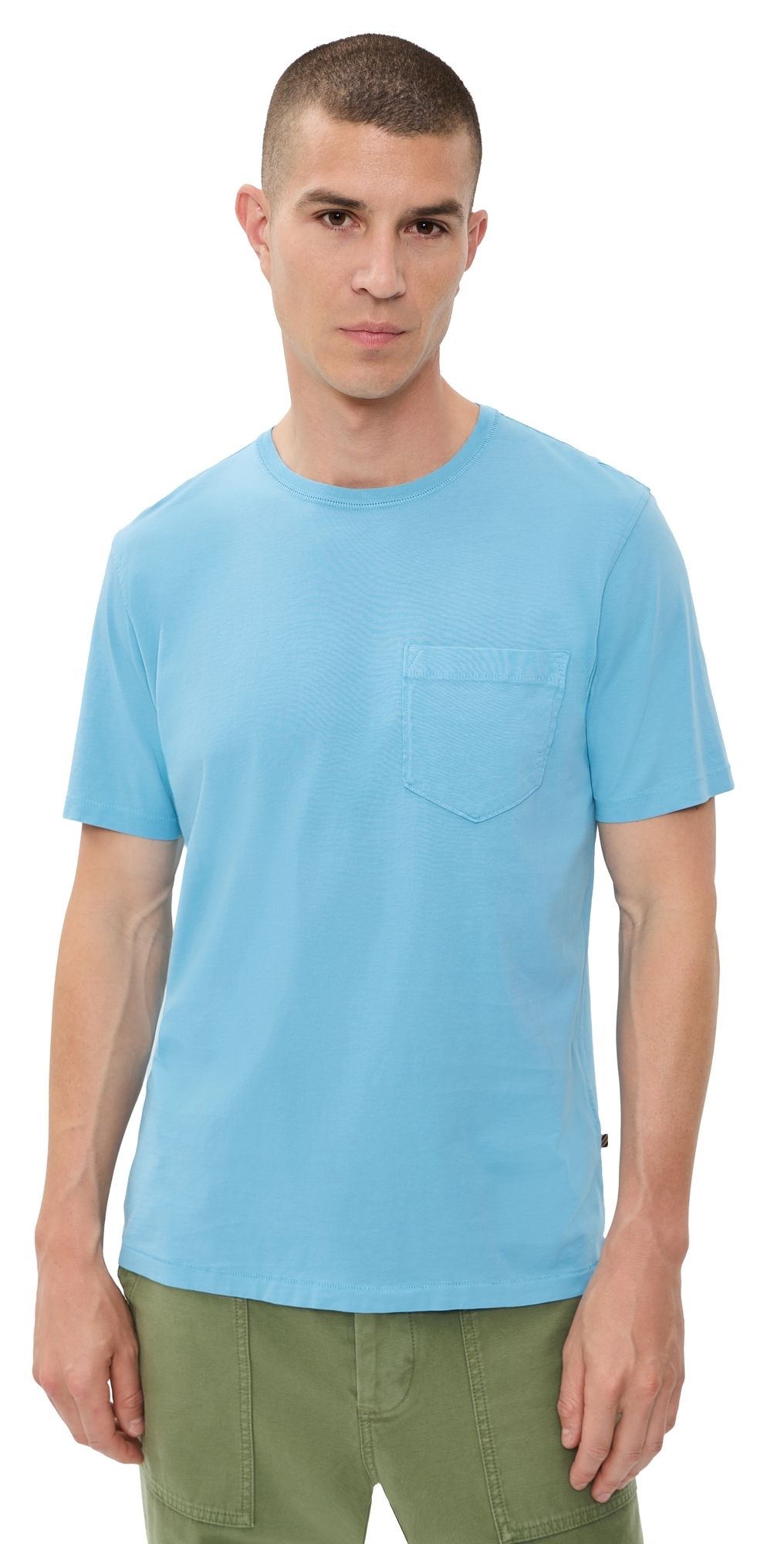 Billy Reid Washed Tee Delphinium Blue XXL