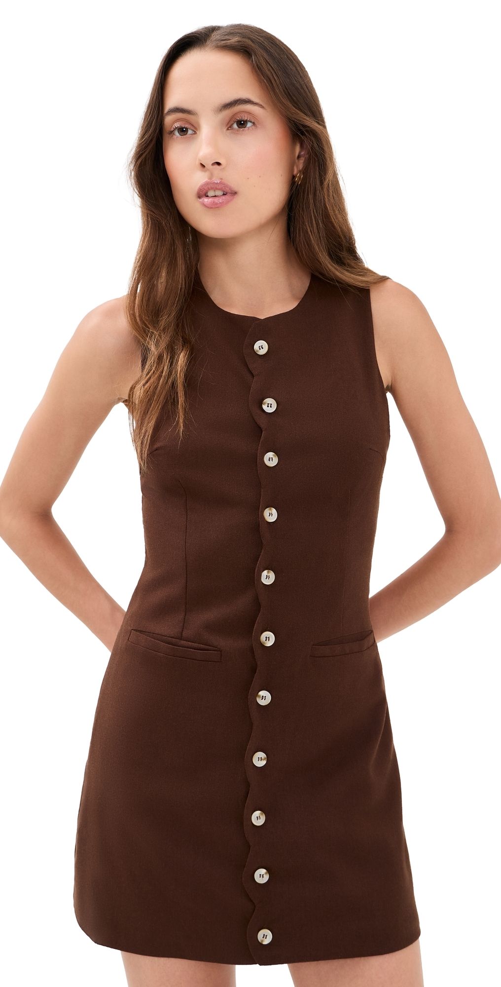 Seven Wonders Stella Mini Dress Chocolate S