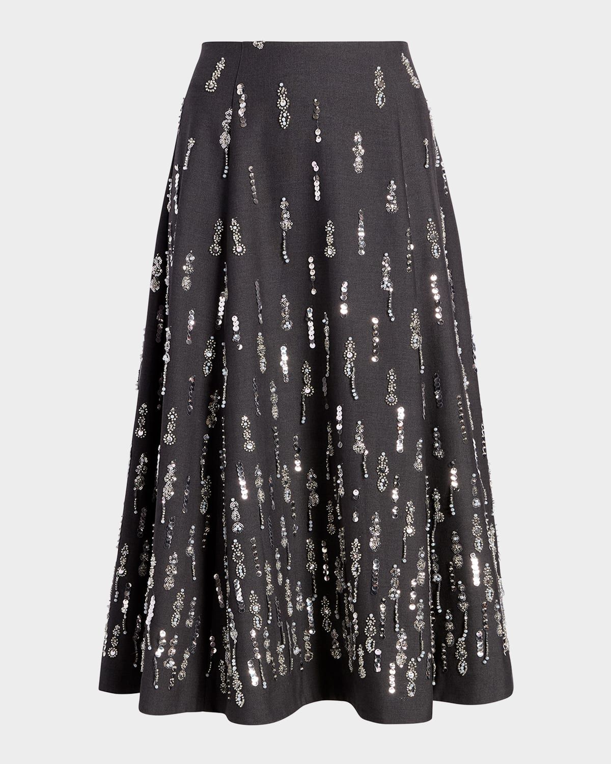 Selene Embellished A-Line Skirt