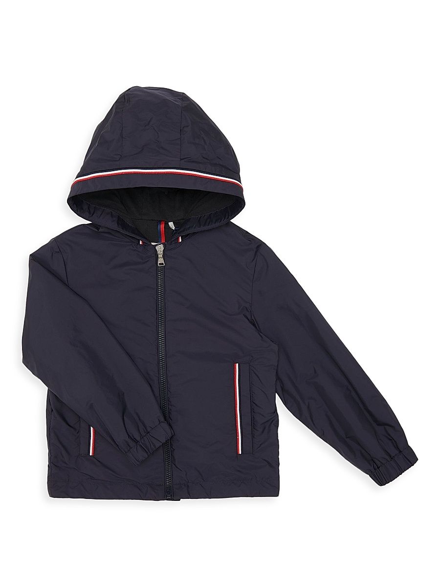 Little Boy's & Boy's Nylon Zip-Up Jacket - Navy - Size 14