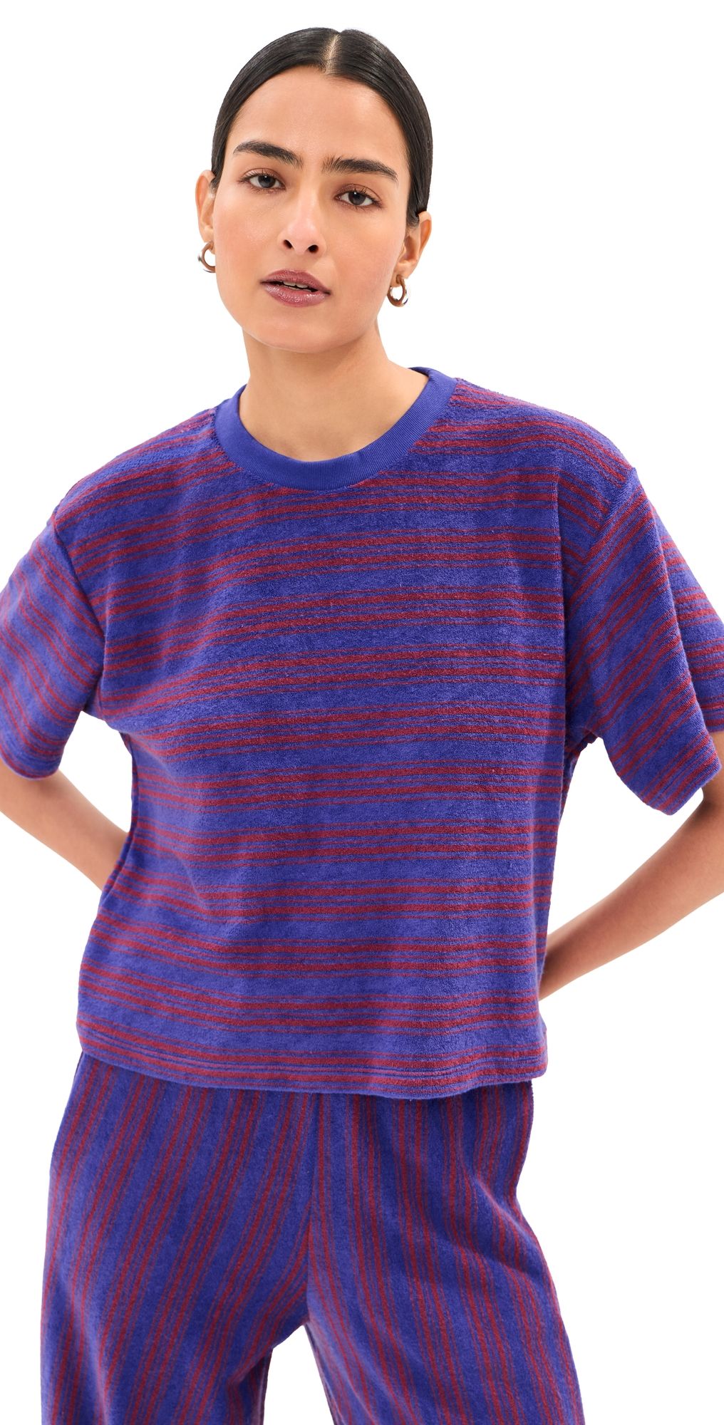 LE BOP Poppy Tee Rose/Bordeaux XXS