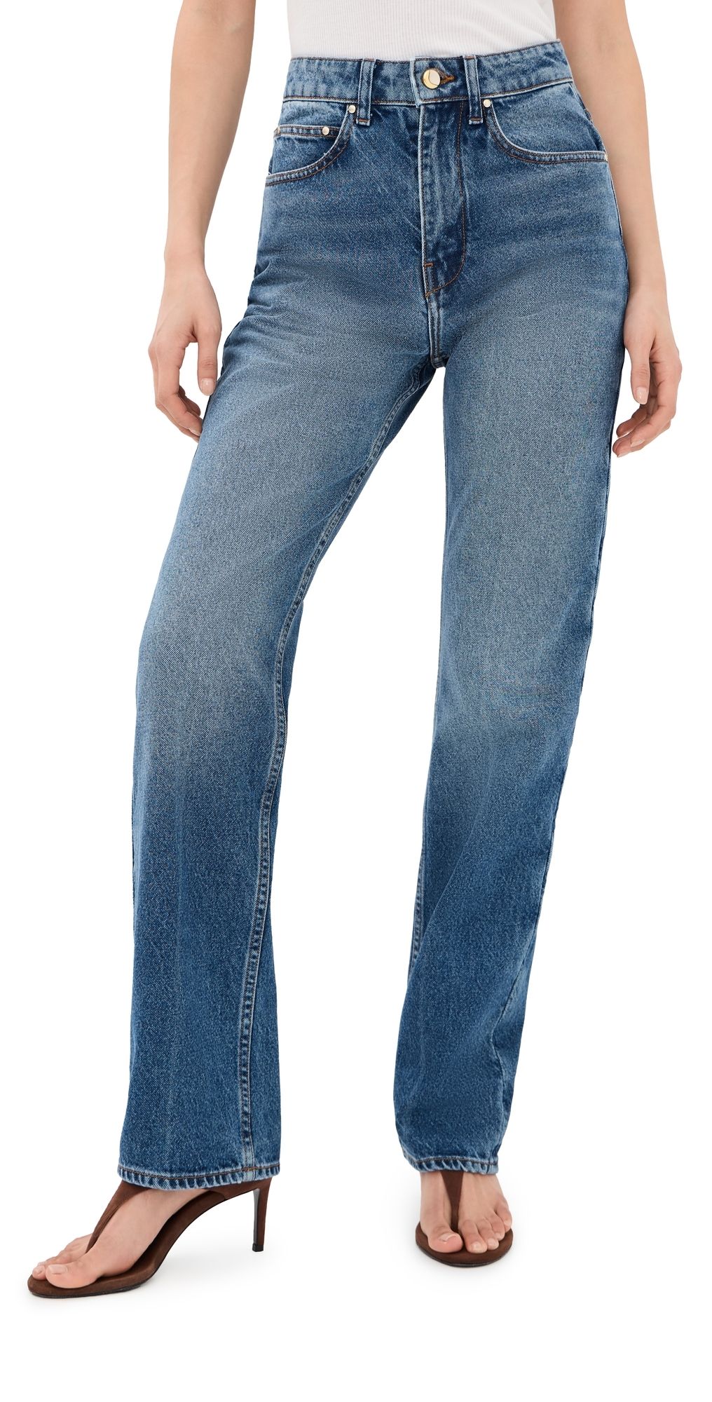 Ossou Noon Jeans Cloud Wash With Crease 28