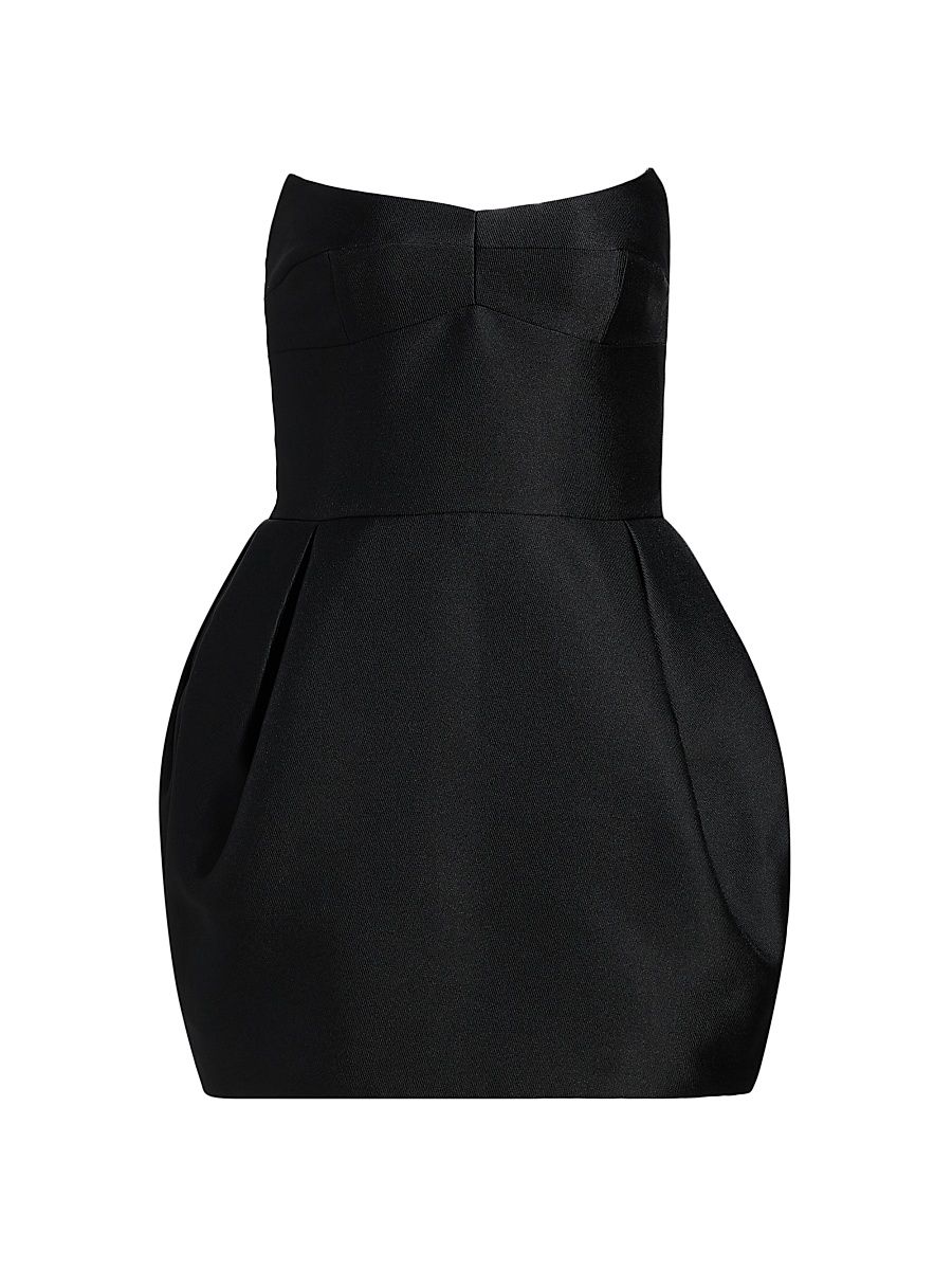 Women's Bowery Tulip Minidress - Black - Size Large