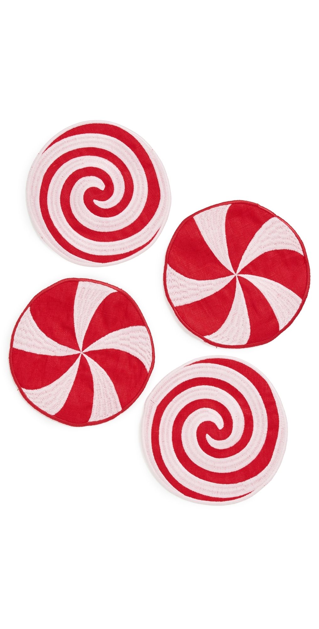 Piecework Puzzles Peppermint Napkins Green One Size