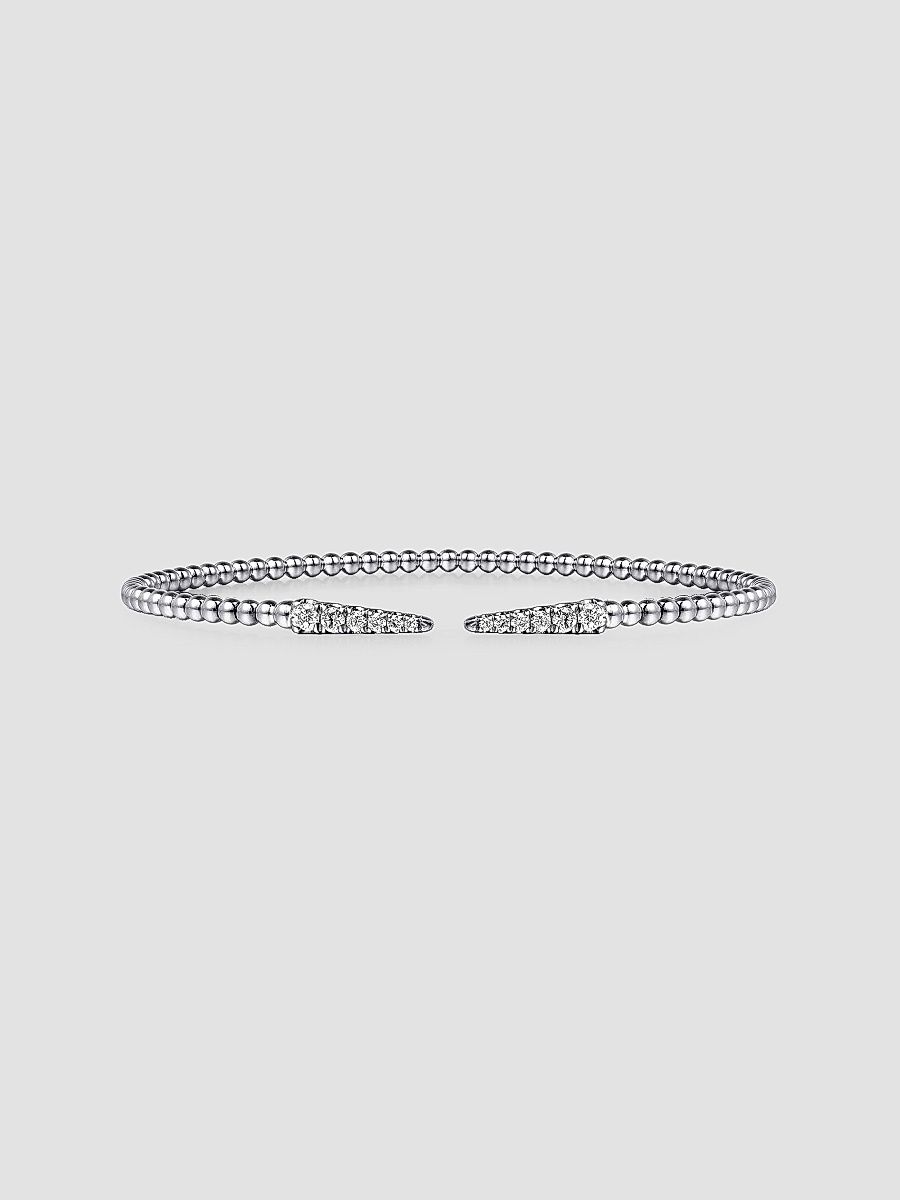Gabriel & Co Women's Bujukan 14K White Gold & 0.25 TCW Diamond Cuff - White Gold