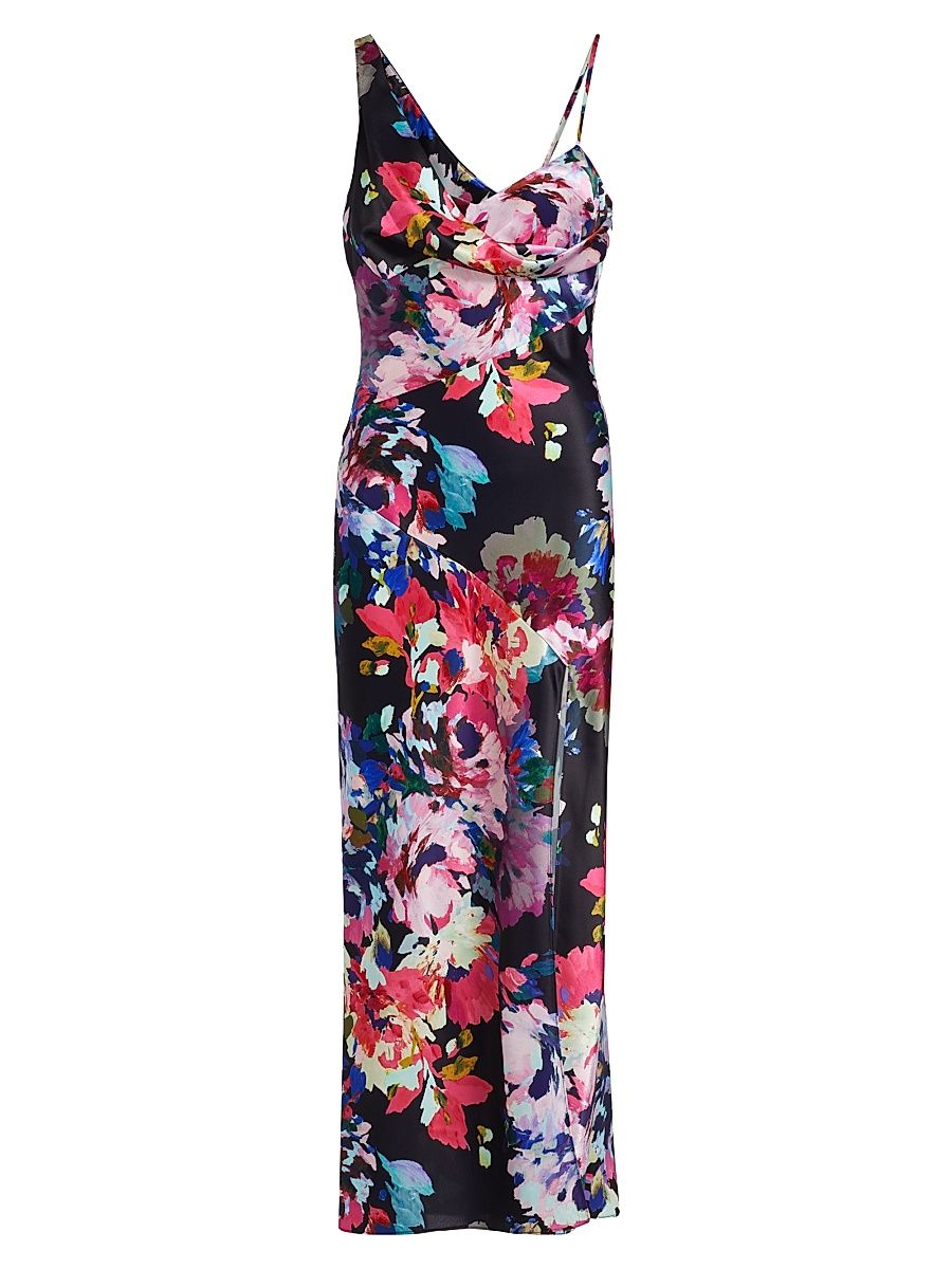 Women's Allegra Floral Maxi Dress - Modernist Rose Print Black - Size 4