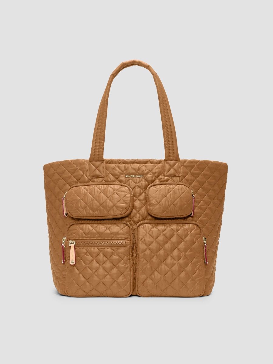 MZ Wallace Women's Metro Large Tote Bag - Cognac