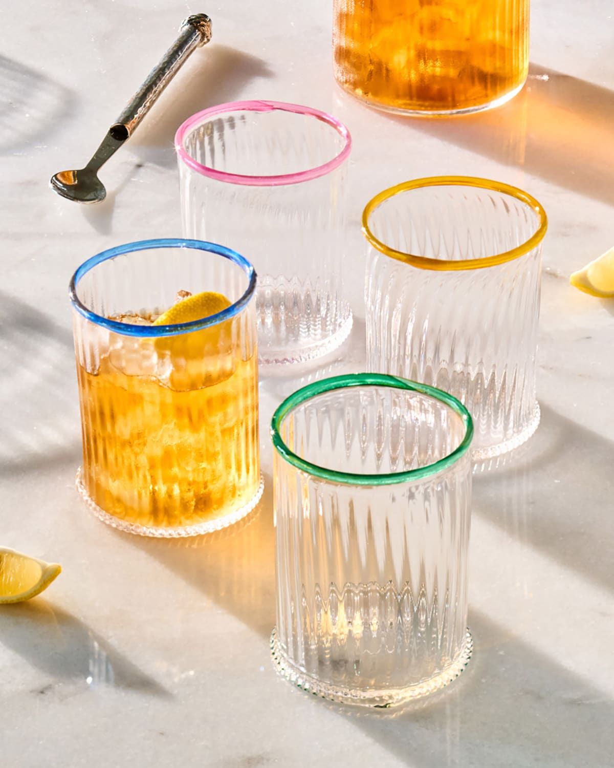 Nell Assorted Double Old Fashioned Glasses, Set of 4