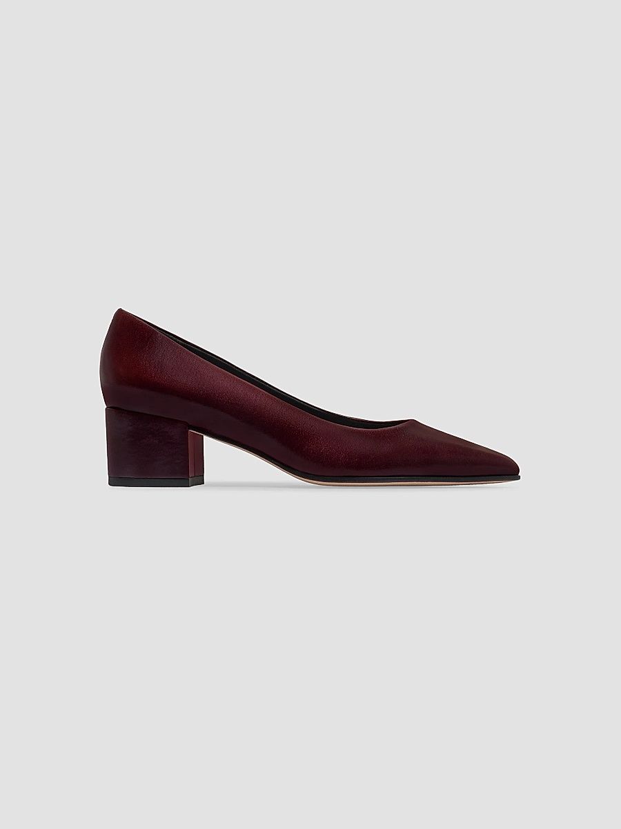 Women's Milie Block Heel Pumps - Chocolate Wine - Size 11