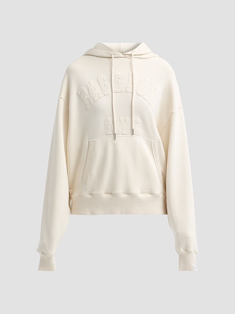 Women's University Vintage Terry Hoodie - Turtle Dove - Size XL