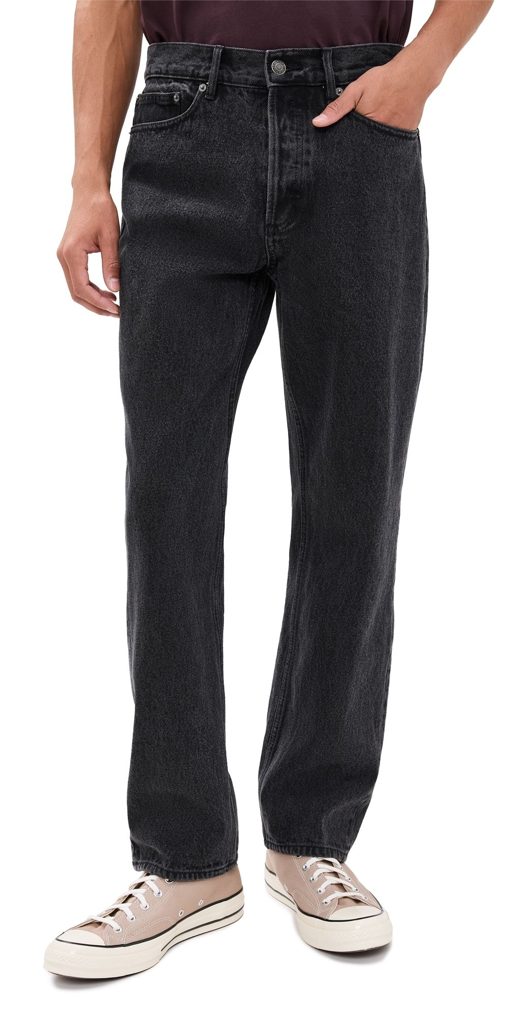 Obey Hardwork Denim Jeans Faded Black 32