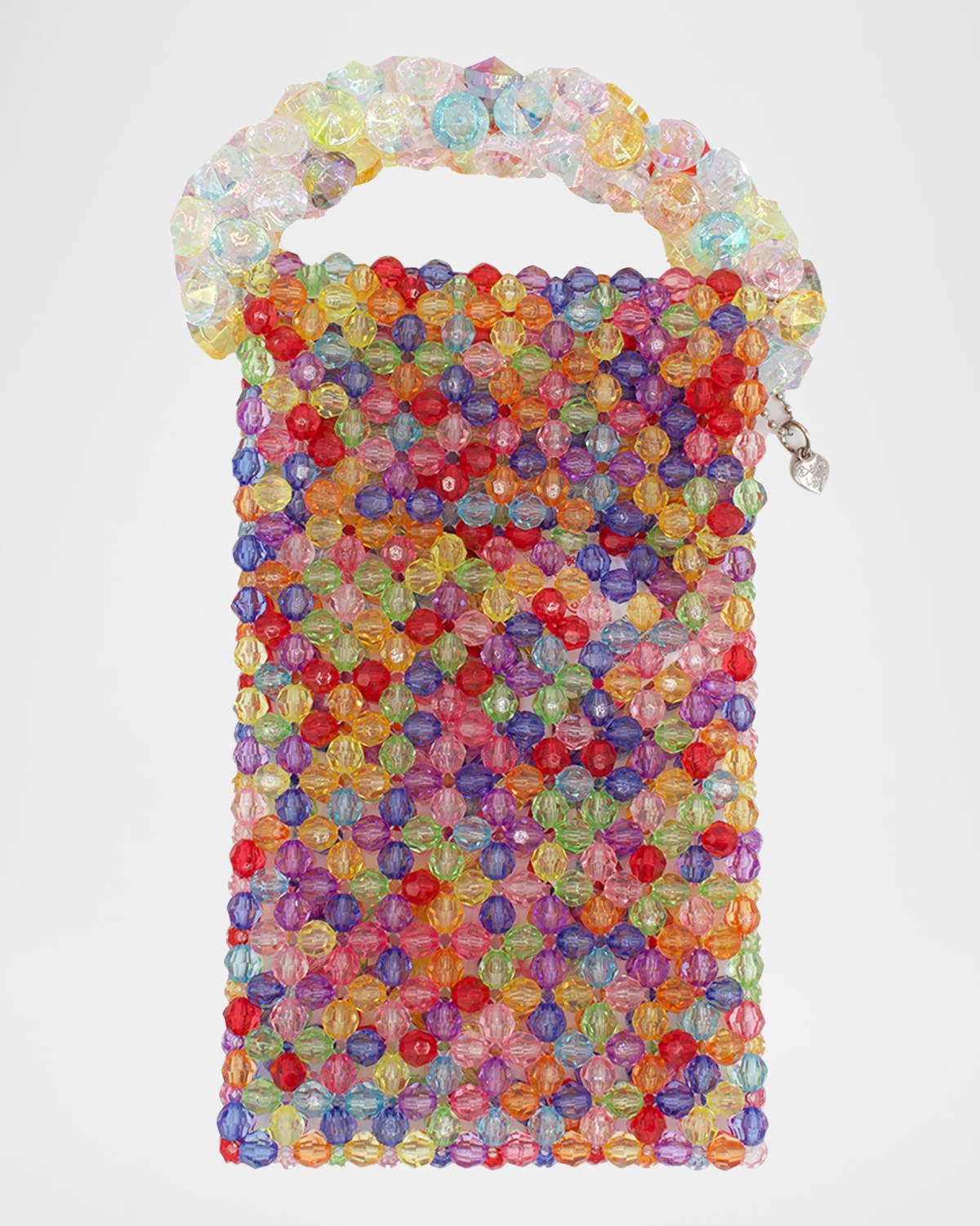 Girl & apos;s Bejeweled & Micro Beaded Crossbody Bag