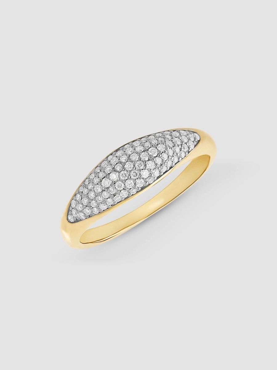 Lana Women's Protofusion 14K Yellow Gold & 0.30 TCW Diamond Pinky Ring - Yellow Gold - Size 6