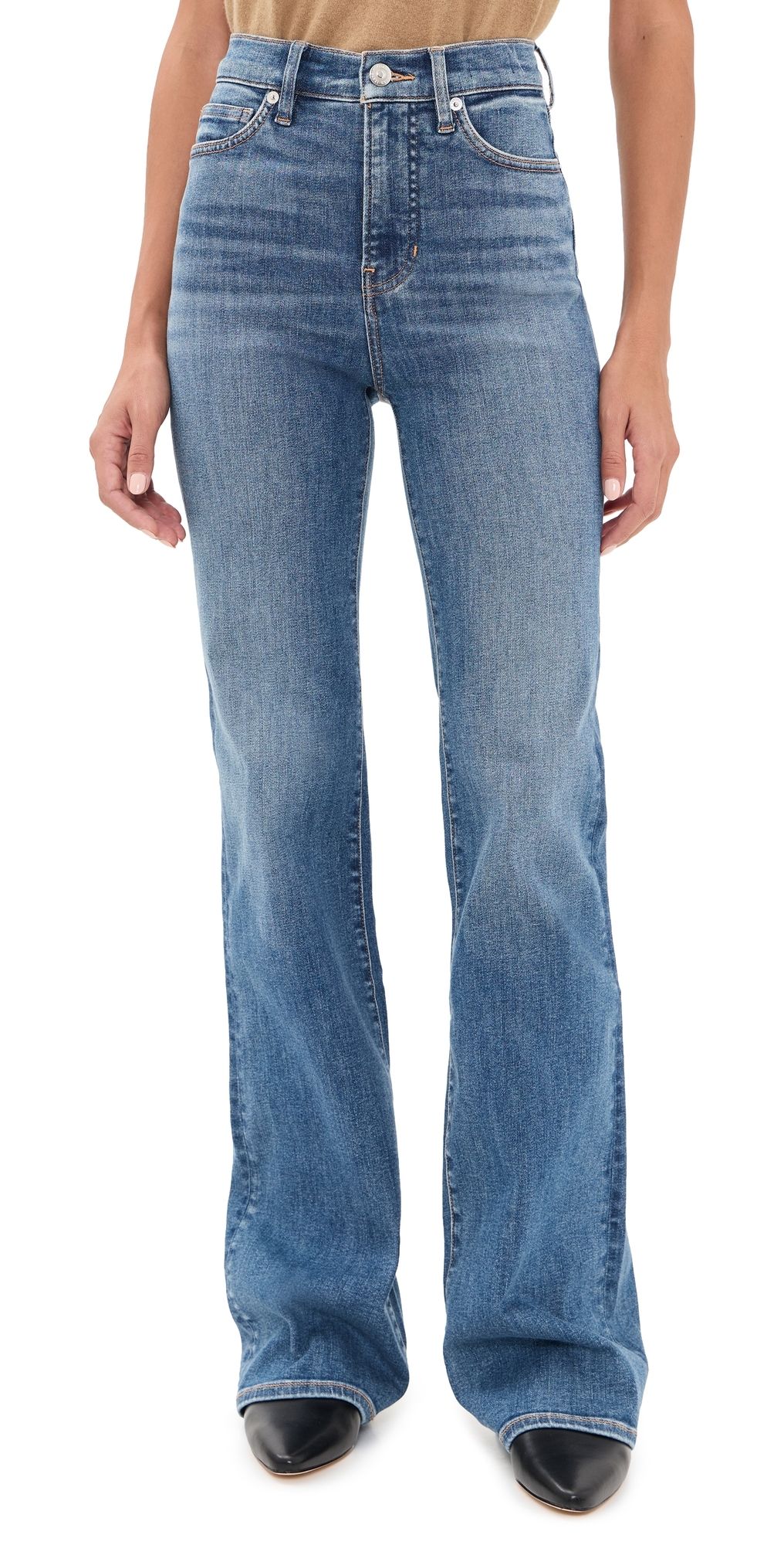 Veronica Beard Jean Crosbie Wide Leg Jeans Memory Lane 29