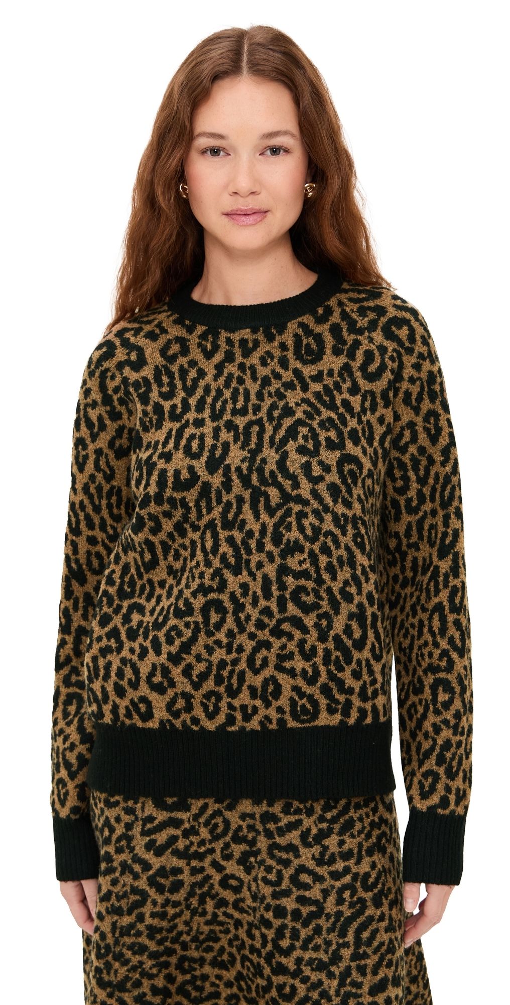 LE BOP Cheetah Pullover Camel Cheetah S